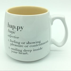 Be Happy Definition Large 18 oz. Coffee Mug